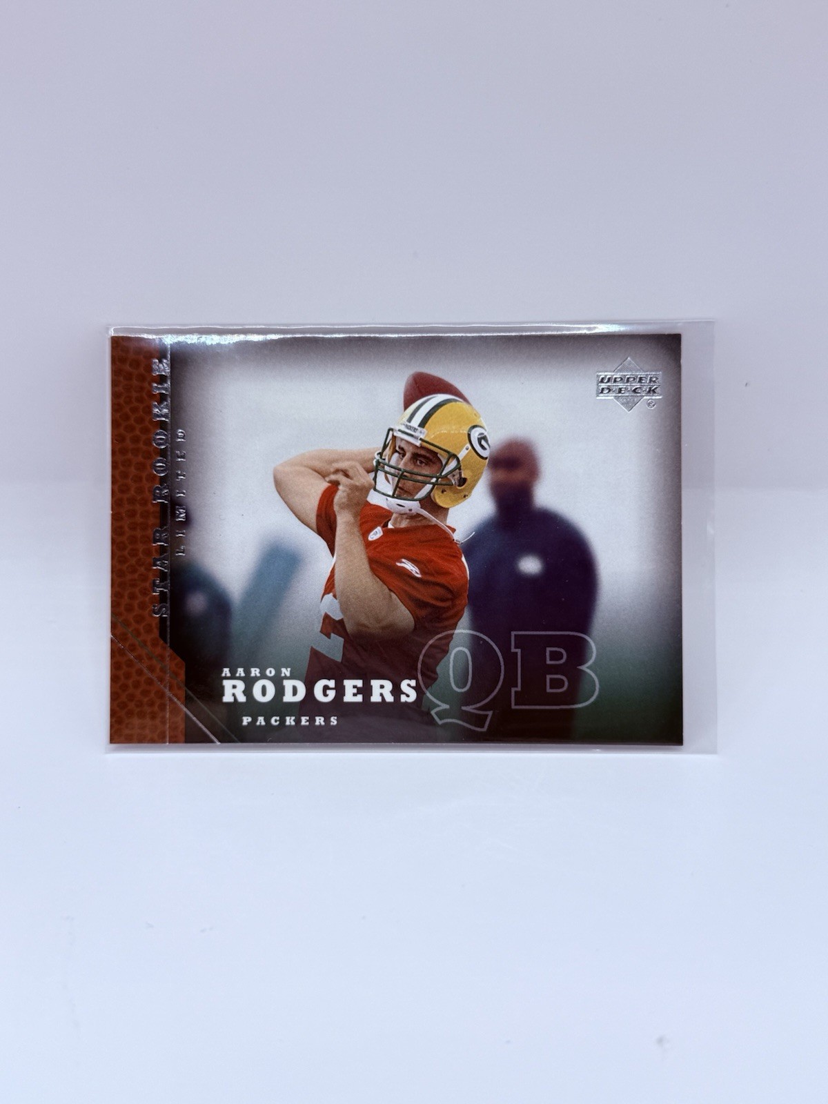 2005 Upper Deck Aaron Rodgers RC Star Rookie Green Bay Packers Card #202