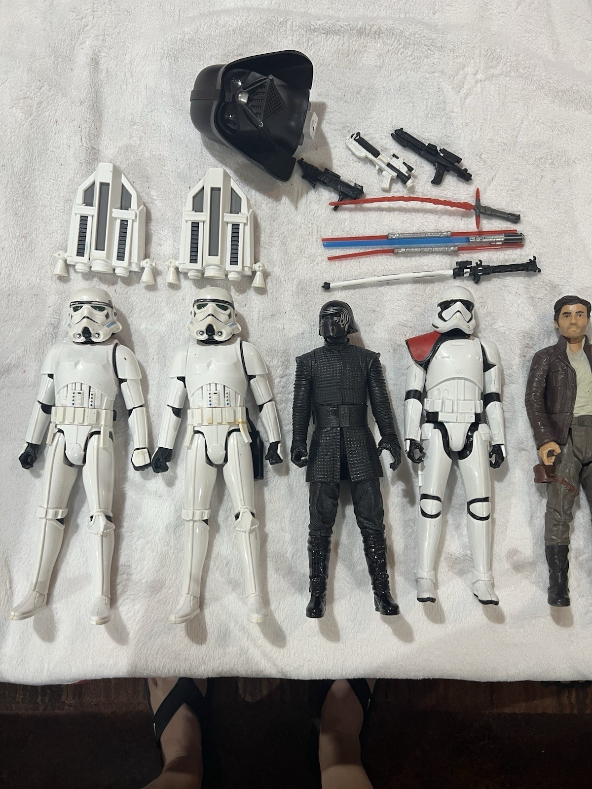 Multi Star Wars Action Figures Lot Of 5 With Bag And Working Night Light Multi Star Wars Action Figures Lot Of 5 With Bag And Working Night Light