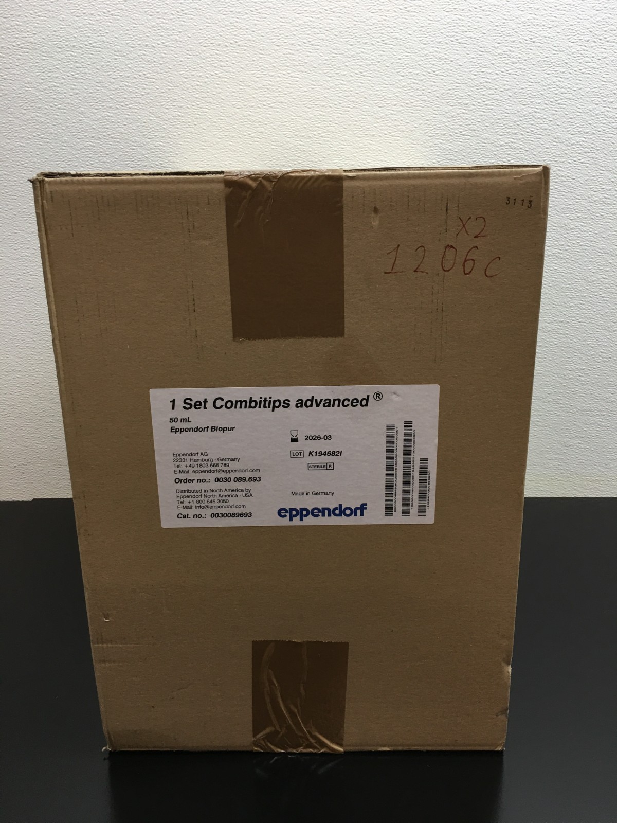 Eppendorf Cat No 0030089693 1 Set Combitips Advanced 50mL Case Eppendorf Cat No 0030089693 1 Set Combitips Advanced 50mL Case