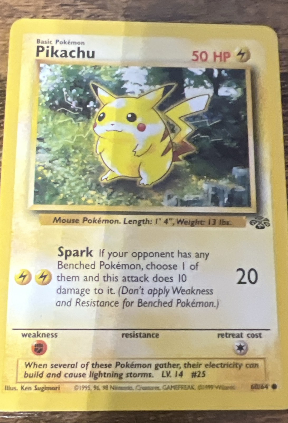 Pikachu 60/64 Jungle Regular LP/NM