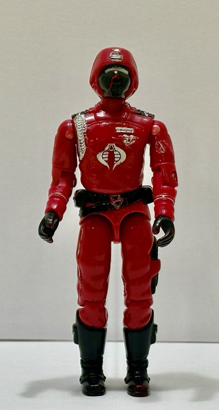 Vintage 1985 GI Joe Cobra Crimson Guard V1 Elite Trooper Hasbro Vintage 1985 GI Joe Cobra Crimson Guard V1 Elite Trooper Hasbro