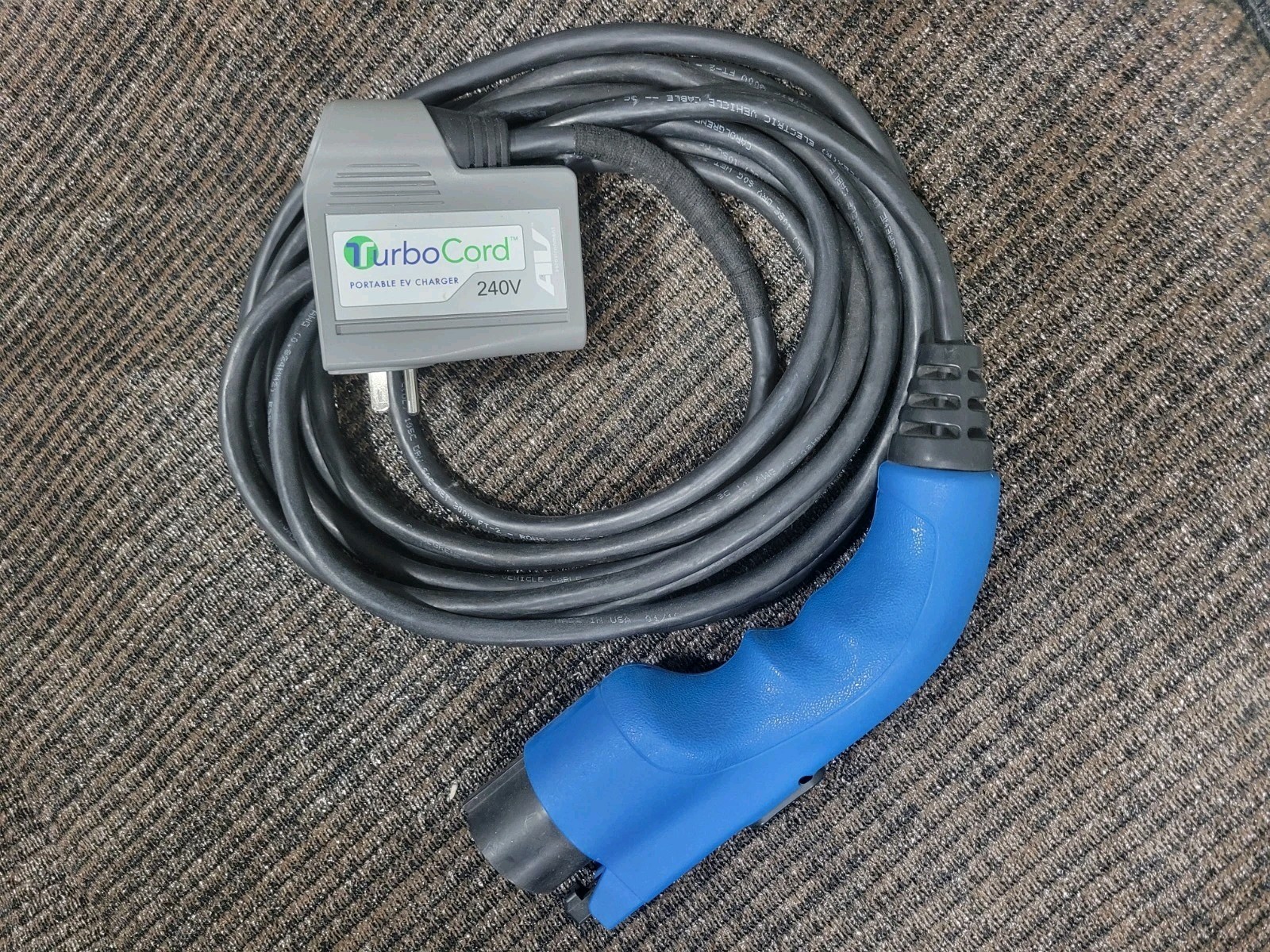 AeroVironment TurboCord Portable EV Car Charger Dual Voltage NO ADAPTER AeroVironment TurboCord Portable EV Car Charger Dual Voltage NO ADAPTER