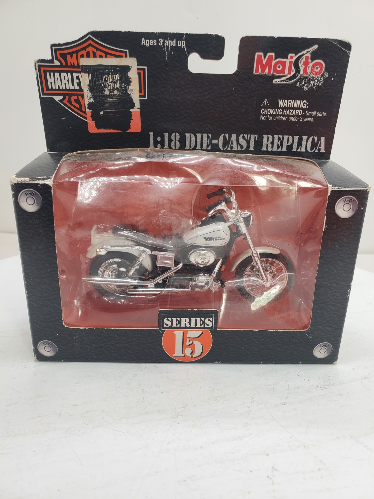 MAISTO HARLEY 2002 FXDL DYNA LOW RIDER SERIES 15 FACTORY PACKAGED NEW Box Wear