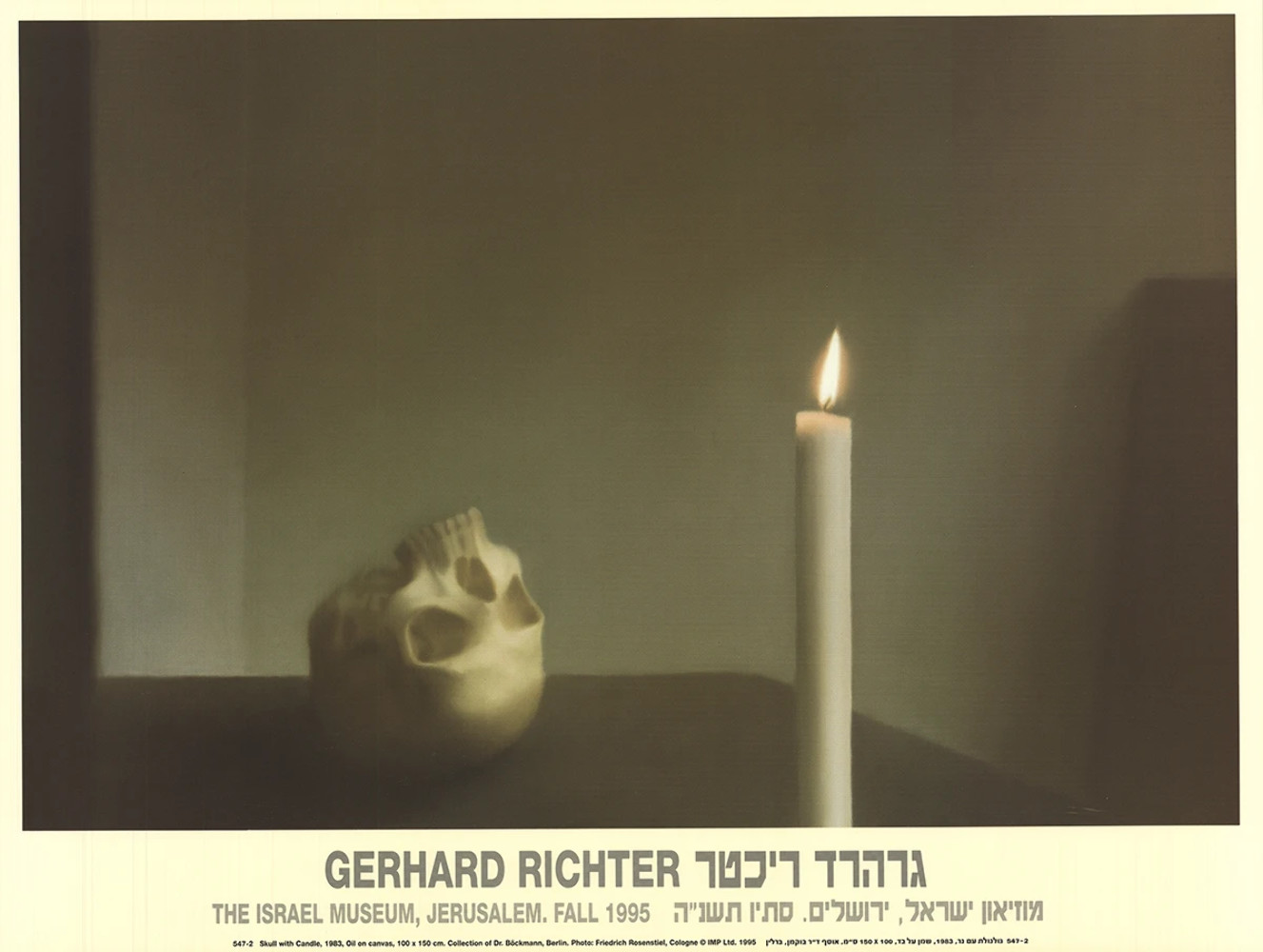 GERHARD RICHTER Skull with Candle 19\
