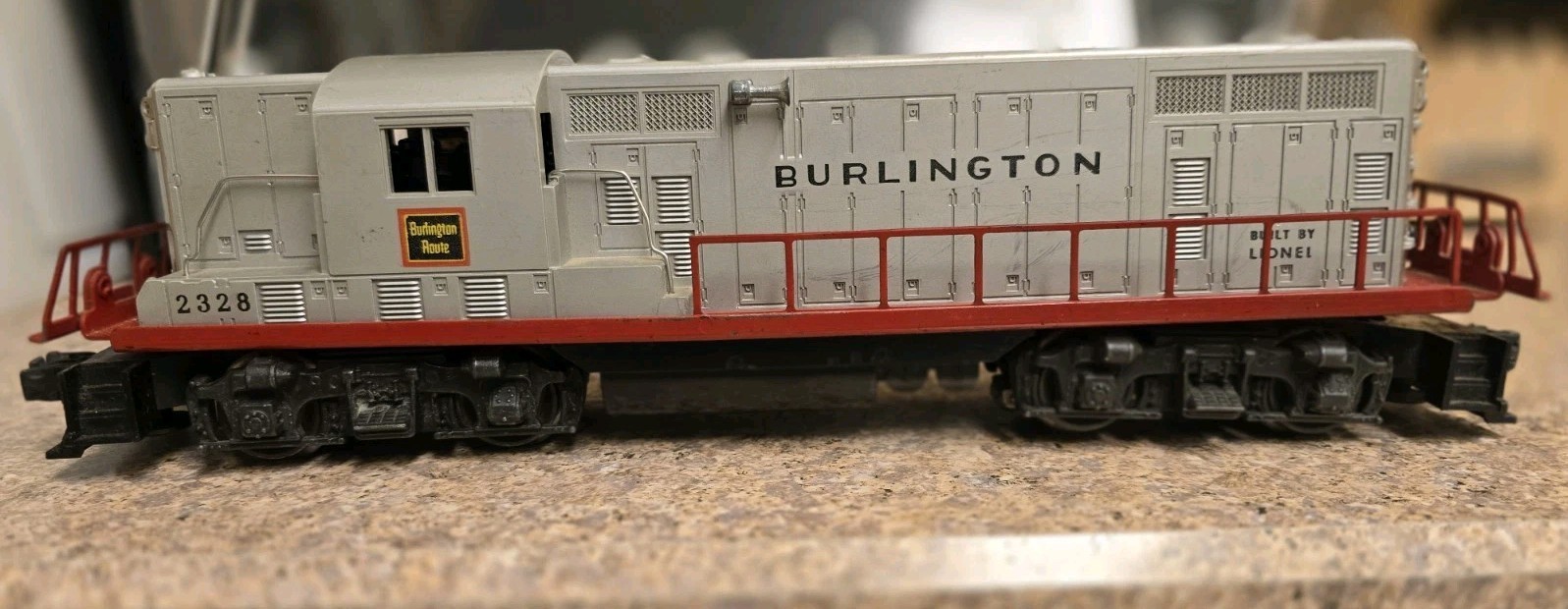 Vintage Lionel 2328 Postwar Burlington GP7 Diesel Locomotive w/ Original Box