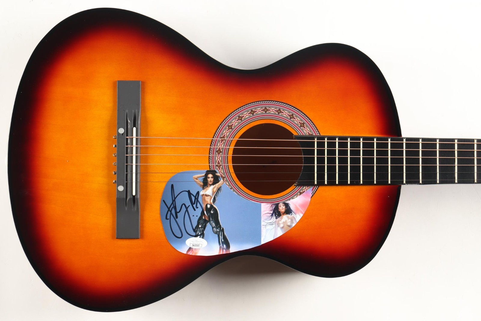Katy Perry Signed Autographed Acoustic Guitar JSA COA Pop Star Firework Roar New