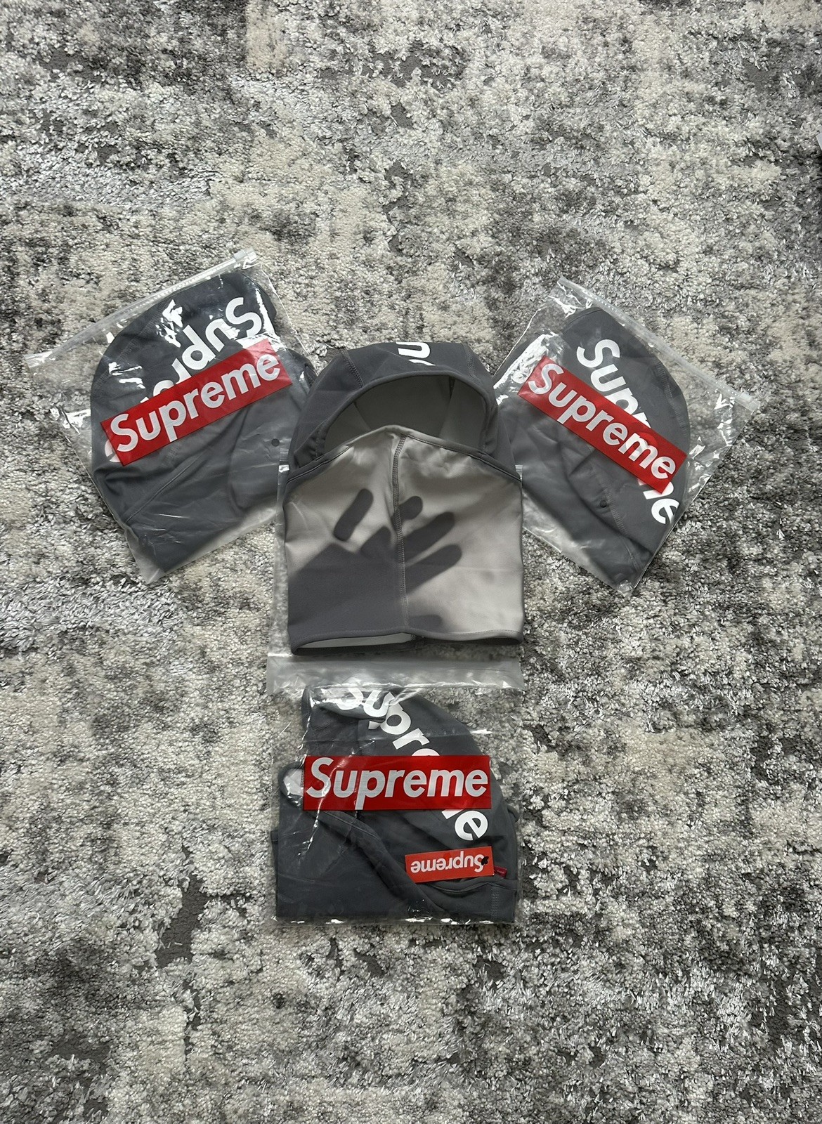 Supreme Heat Reactive Balaclava Grey Supreme Heat Reactive Balaclava Grey