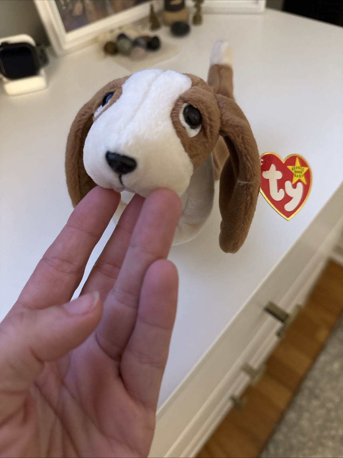 RARE Retired Ty Beanie Baby “Tracker” - Retired *WITH TAG ERRORS - 1998 RARE Retired Ty Beanie Baby “Tracker” - Retired *WITH TAG ERRORS - 1998