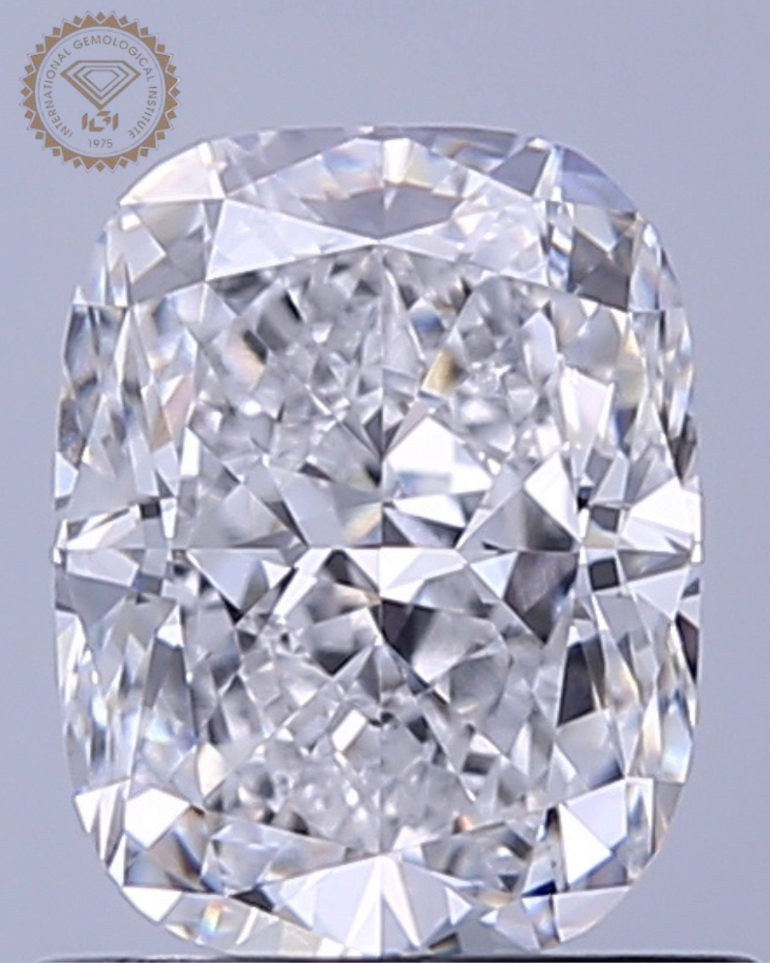 1.00 CT Cushion E VS1 Excellent IGI Certified Loose Lab Grown Diamond