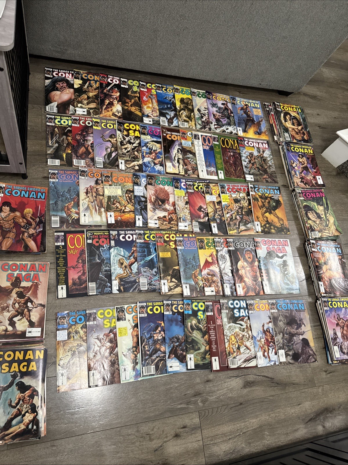 THE SAVAGE SWORD OF CONAN /conan Saga Lot - 130 books - Marvel Magazine Group THE SAVAGE SWORD OF CONAN /conan Saga Lot - 130 books - Marvel Magazine Group