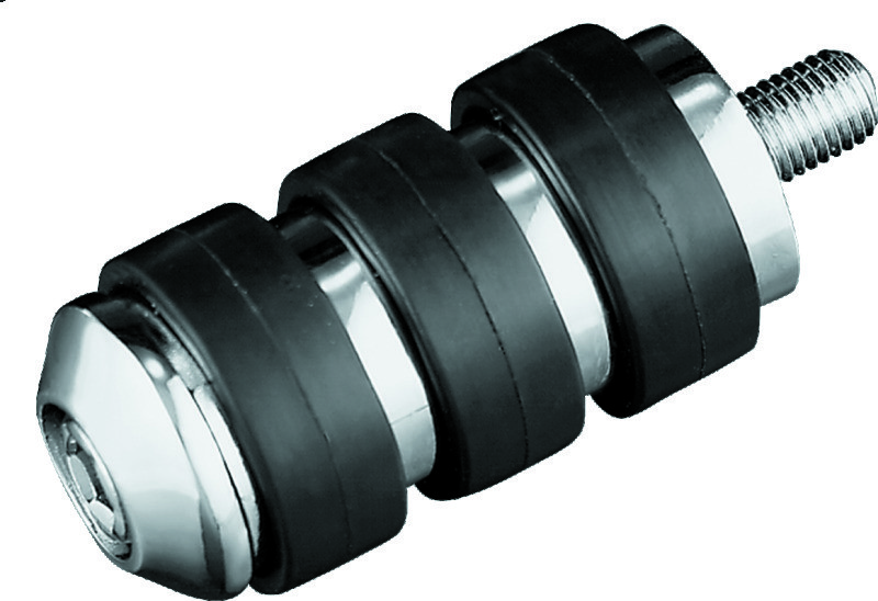 Kuryakyn 8004 Standard Shift Peg Covers Chrome Oval Foot Controls
