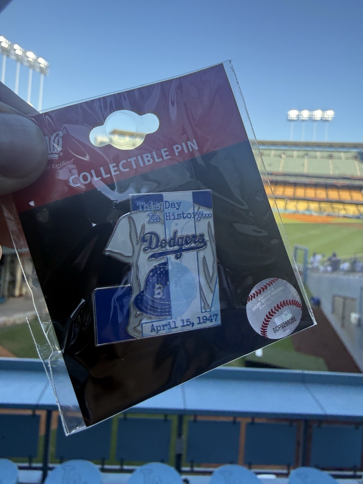 2026 Los Angeles Dodgers Jackie Robinson Puzzle Pin Stadium Exclusive 4/15/2026 2026 Los Angeles Dodgers Jackie Robinson Puzzle Pin Stadium Exclusive 4/15/2026