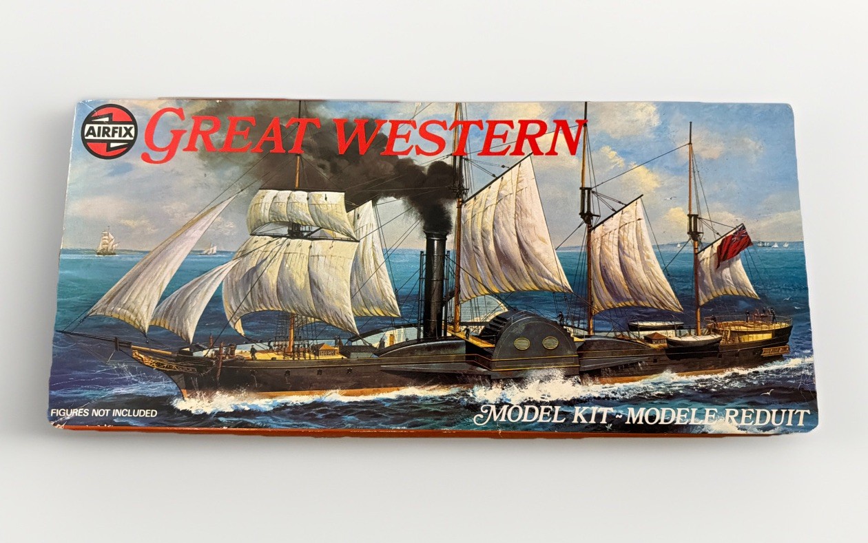 AIRFIX GREAT WESTERN Model Kit Ship Sailboat Japan 1960 NIB