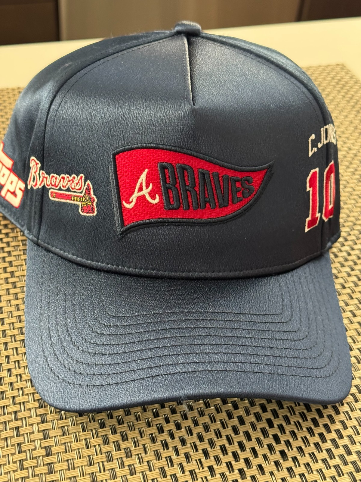 2025 Fanatics Fest x Lids Topps Player Chase Series 2 Chipper Jones Braves Cap