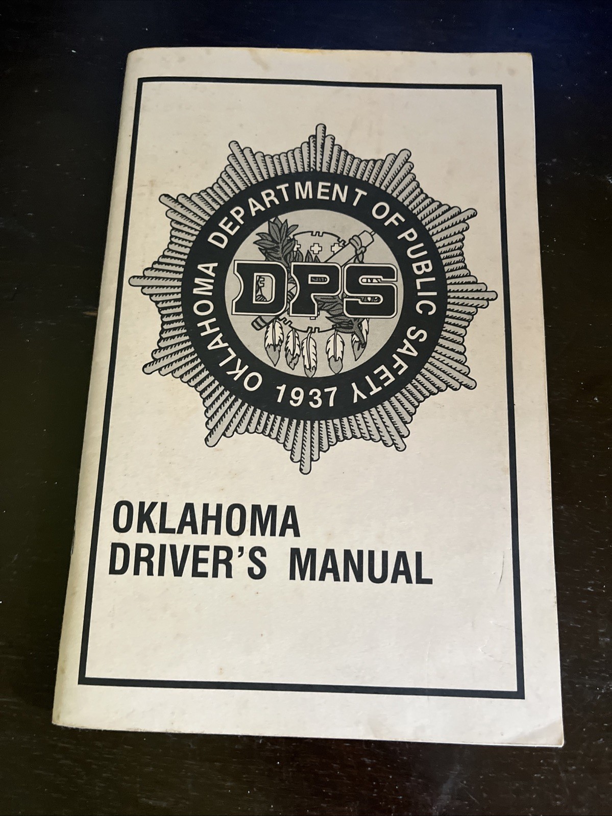 Vintage Dps 1937 Oklahoma Drivers Manual Great Condition