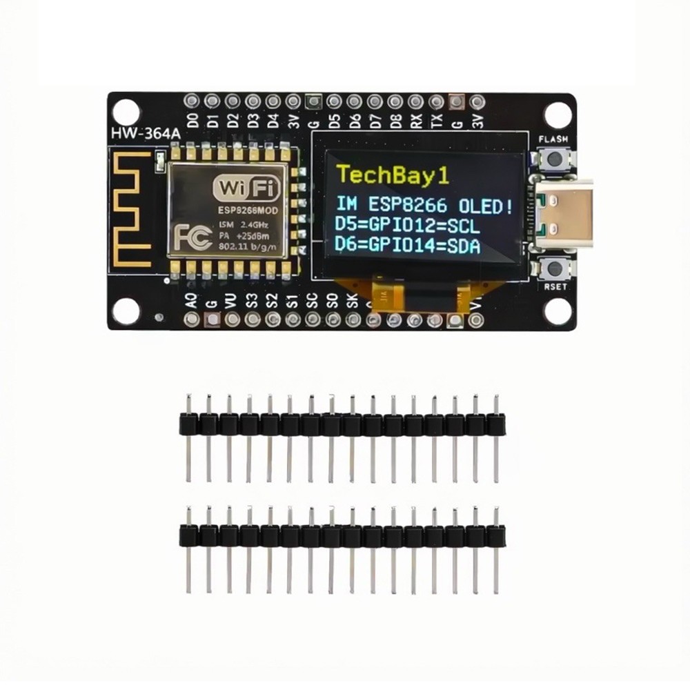 1-100 PCS NodeMCU ESP8266 Dev Board 0.96'' OLED Display for ESP8266 IDE Lot