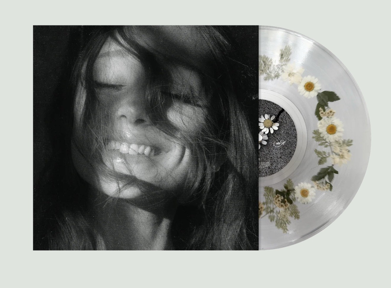 Ariana Grande - petal White Daisy Filled Vinyl LP PRESALE 11/27 release