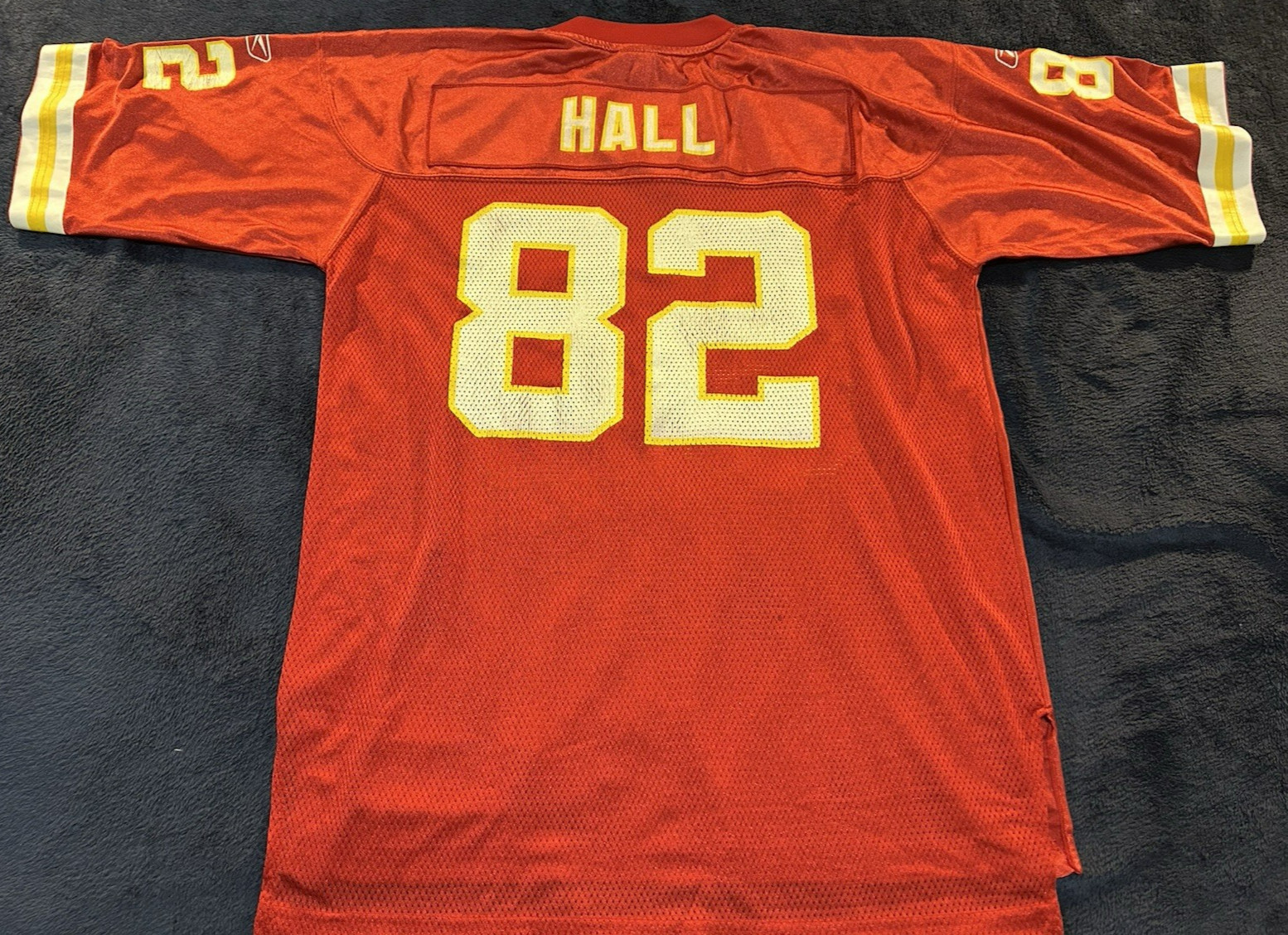 Vtg Reebok DANTE HALL #82 Kansas City Chiefs Jersey Mens Large L Red