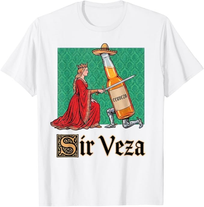 Sir Veza Knight Pun Meme Sombrero Cinco De Mayo T-Shirt