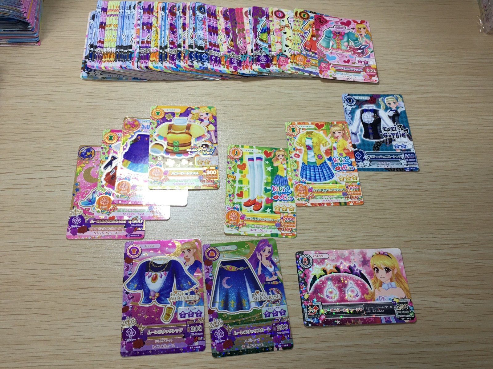 Aikatsu Carddass Idol Katsudo Collectable Trading Cards SP FOIL RARE CP lot 100