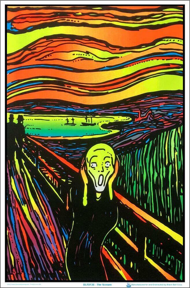 The Scream Blacklight Poster 23\
