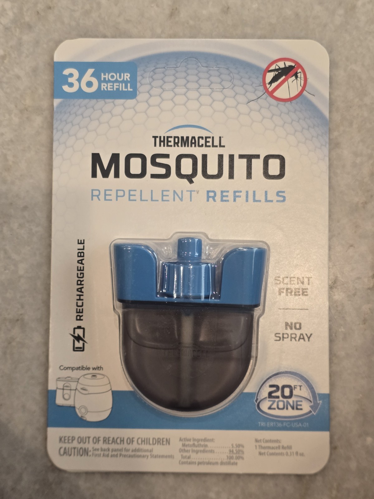 THERMACELL   MOSQUITO   REPELLENT   36 HOUR   REFILLS