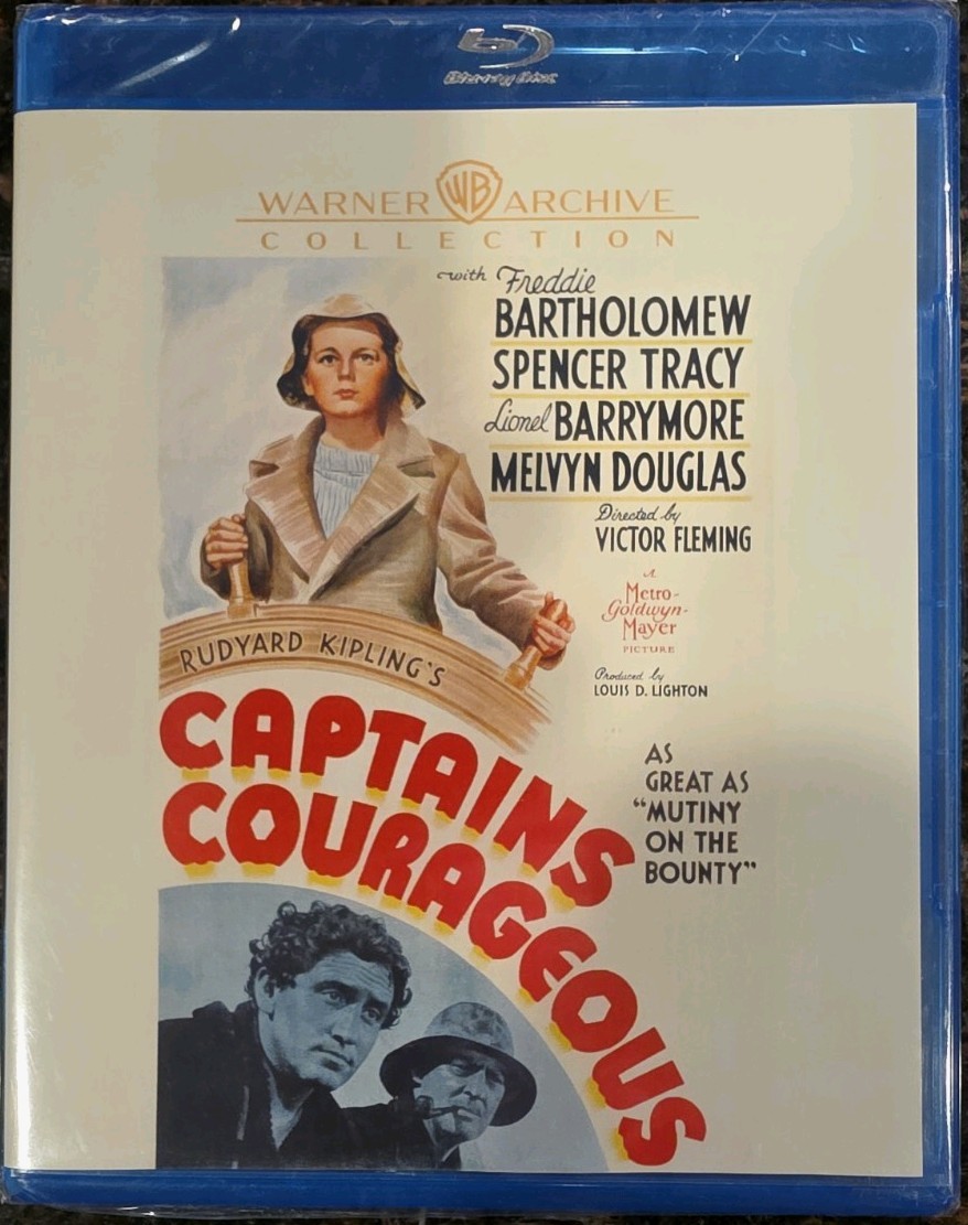 Captains Courageous (Brand New Blu-ray 1937) Spencer Tracy, Freddie Bartholomew