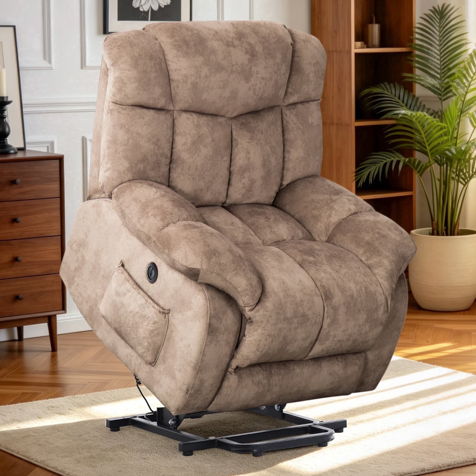 Canmov Heavy Duty & Safety Motion Power Lift Electric Recliner Chair for Elderly Canmov Heavy Duty & Safety Motion Power Lift Electric Recliner Chair for Elderly