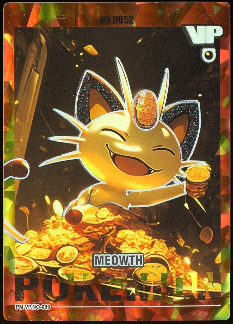Pokemon Eif Origin 4.0 SP CHASE BOX HIT HOLO VP VP-009 ~ Meowth