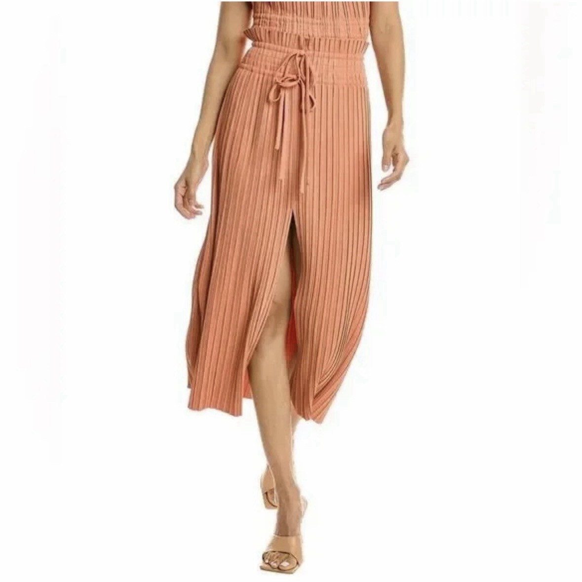 A.L.C. Stella pleated midi skirt in Venetian Rose Size 2 $495 NEW A.L.C. Stella pleated midi skirt in Venetian Rose Size 2 $495 NEW