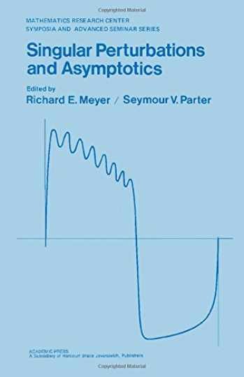 Singular perturbations and - Hardcover, by Meyer Richard E.; - Very Good Singular perturbations and - Hardcover, by Meyer Richard E.; - Very Good