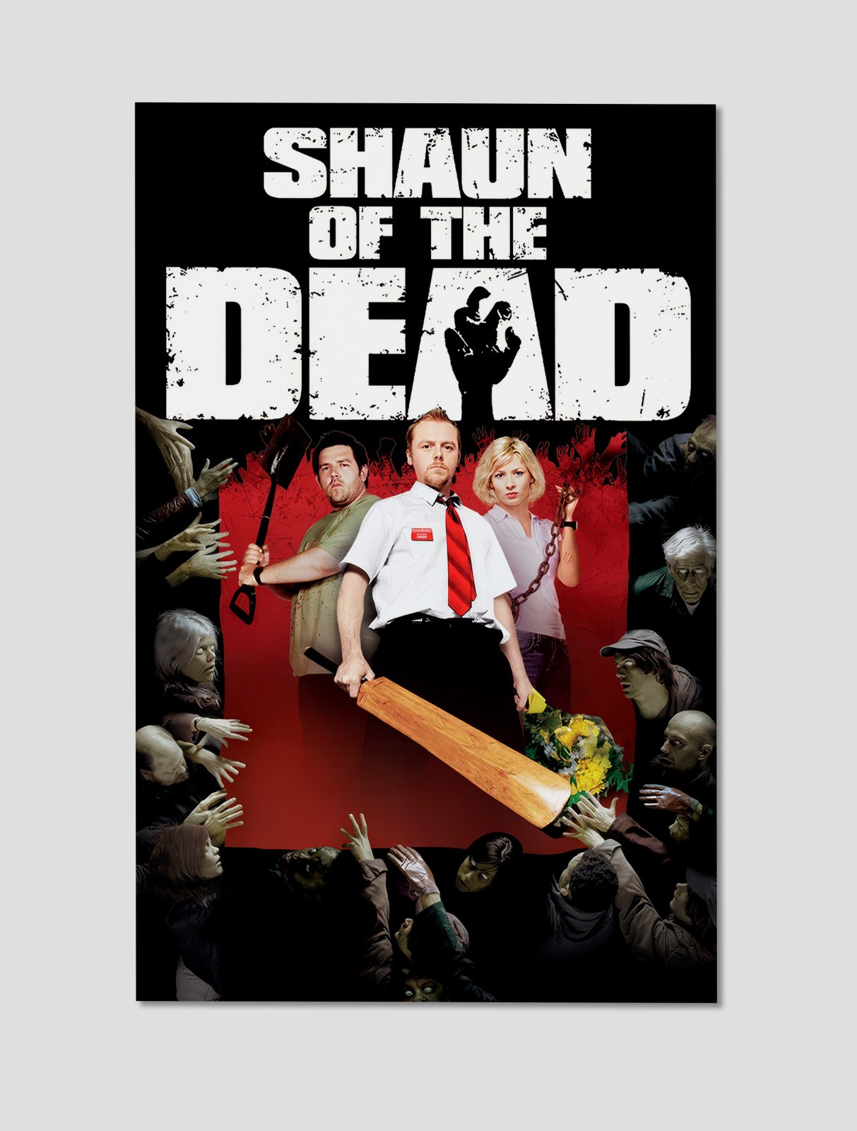 Shaun of the Dead British Zombie Horror Comedy Giclee Print Poster 11x17 WallArt
