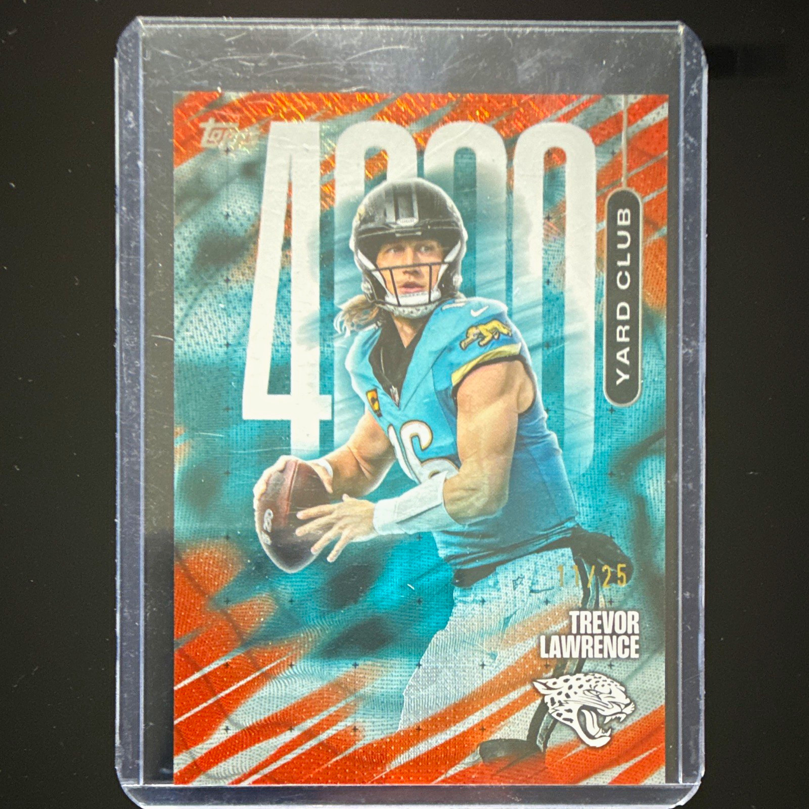 Topps Trevor Lawrence 4000 Yard Club 4YC-1 Jaguars 11/25