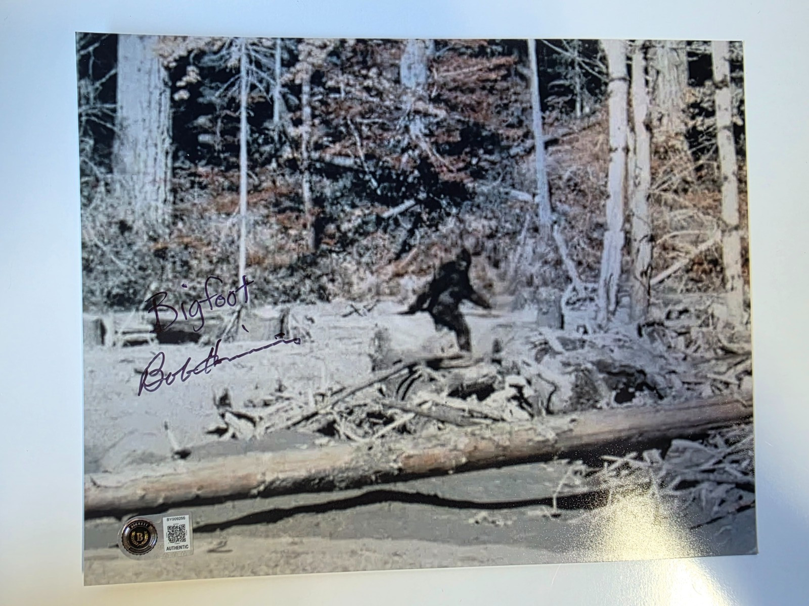 Bob Heironimus Bigfoot Signed Autographed 8X10 Photo COA BAS Beckett #BY009266