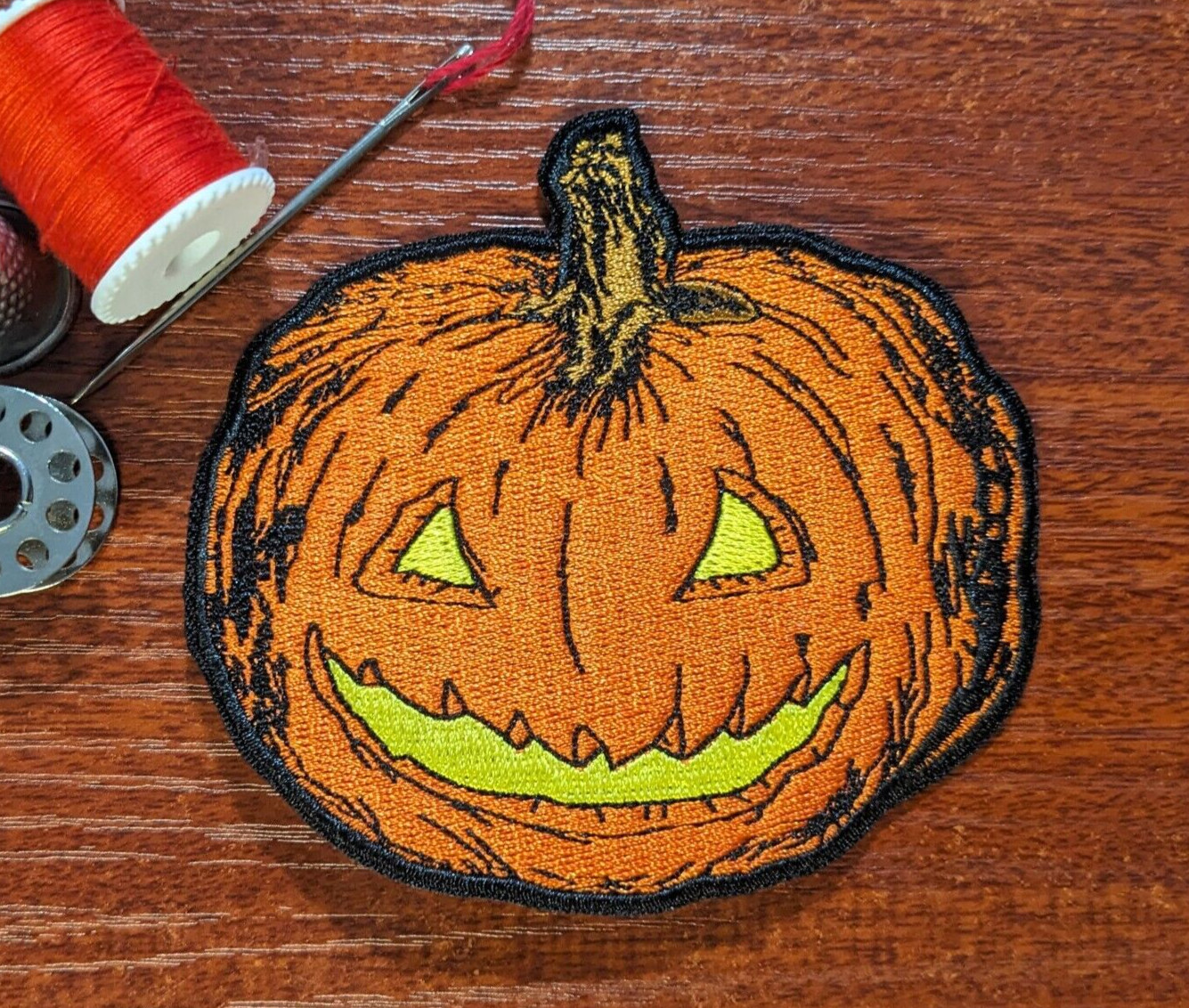 Jack o Lantern Patch 3.25x3.5 Jack o Lantern Patch 3.25x3.5