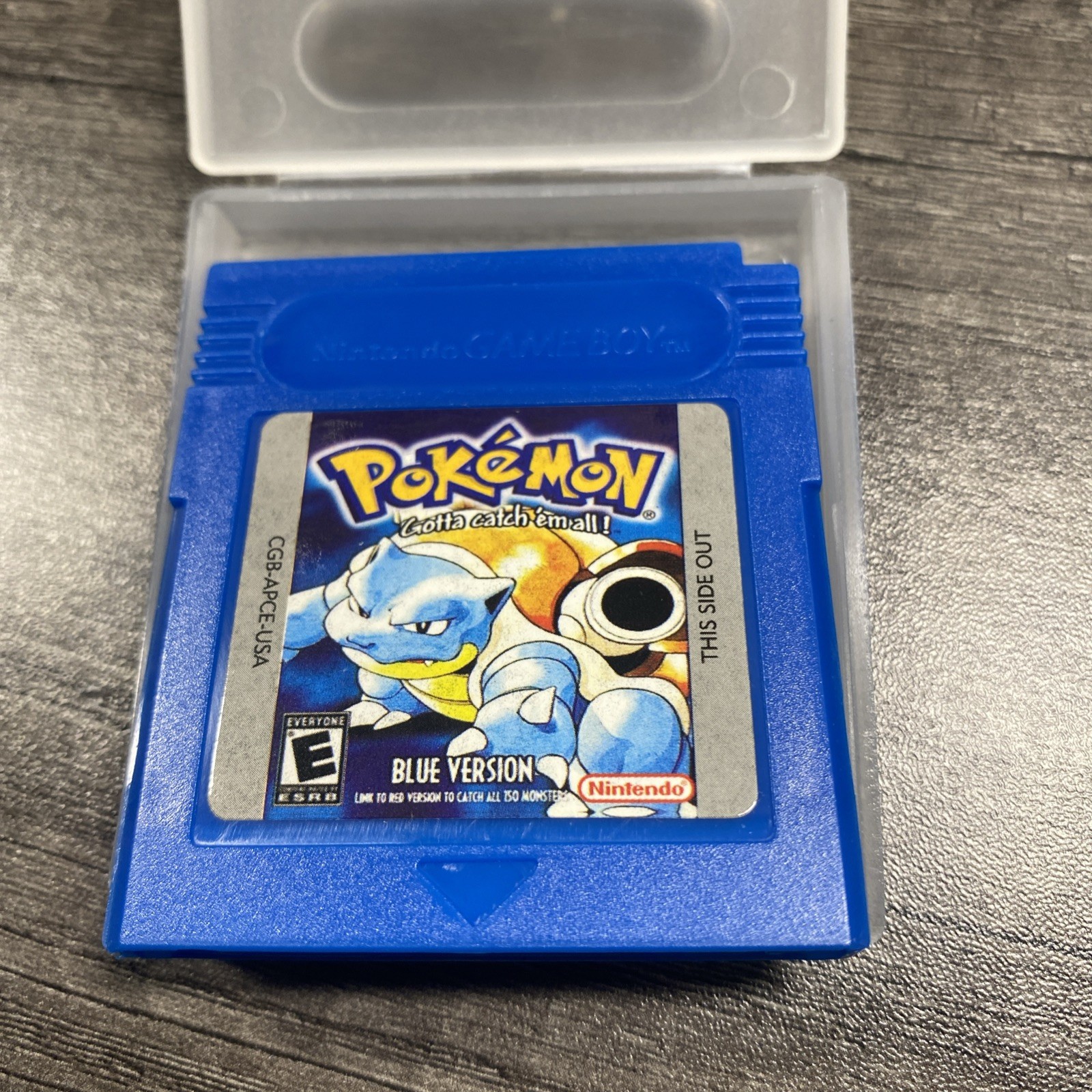 Pokemon Blue Version for Nintendo Game Boy Color game w/ case (1998) Fast Ship