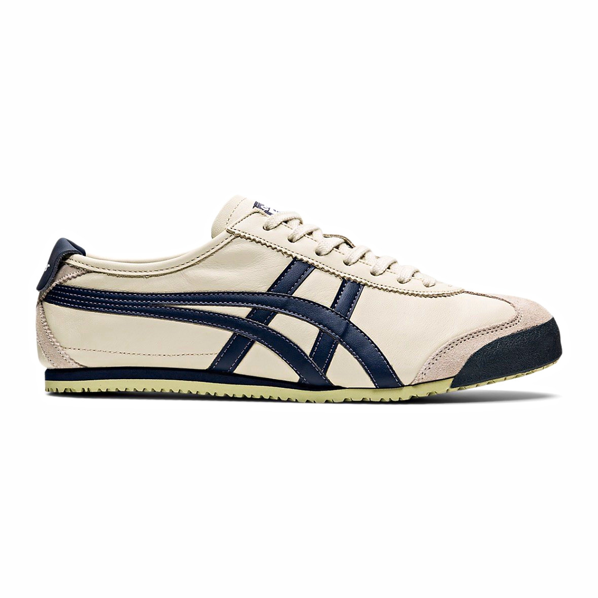 Onitsuka Tiger Mexico 66 Birch/Peacoat Low Top Lace Up Sneakers 1183C102
