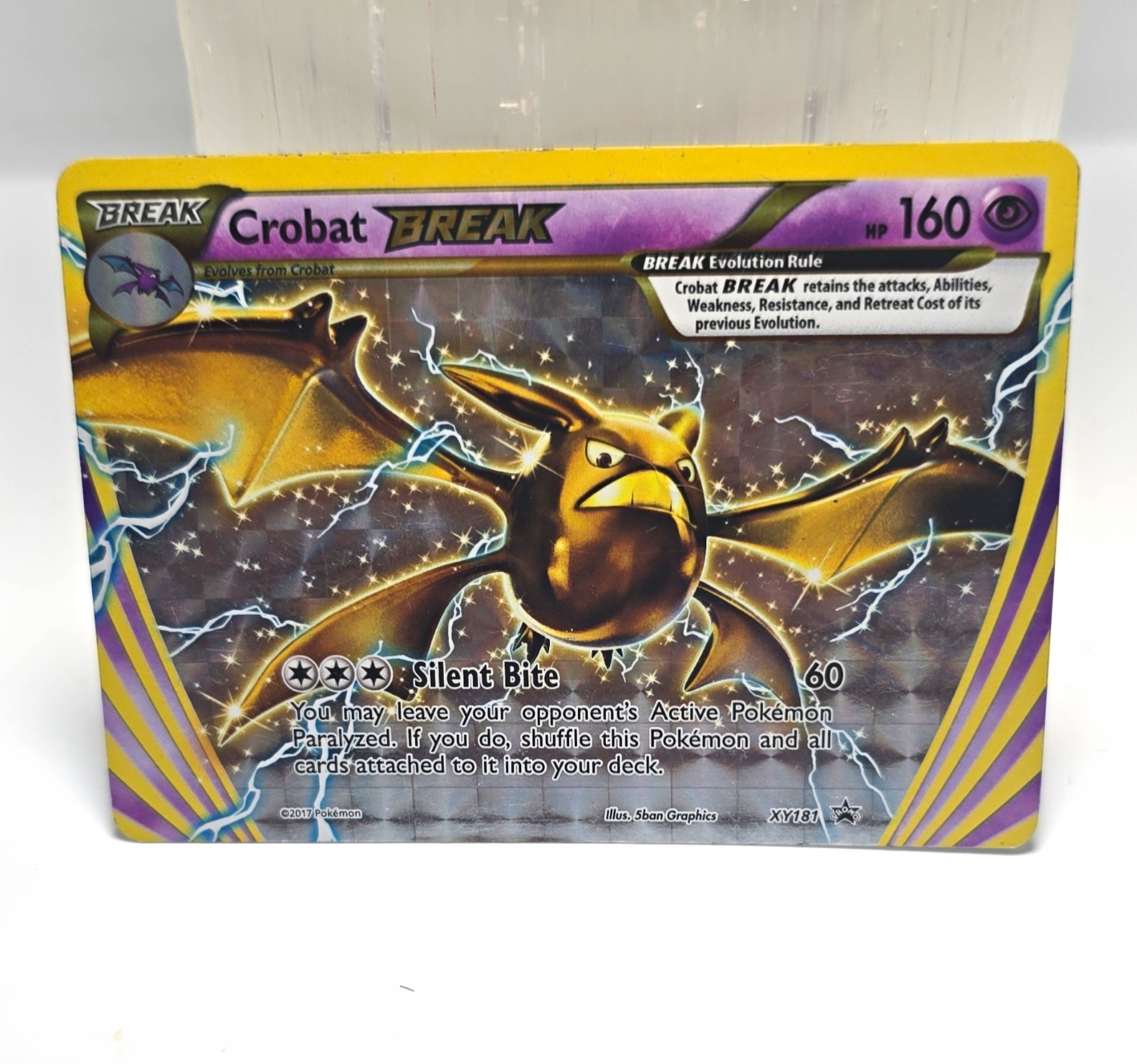 Crobat BREAK XY181 - XY - Holo Rare Holo ENG 2016 160 HP Pokemon TCG