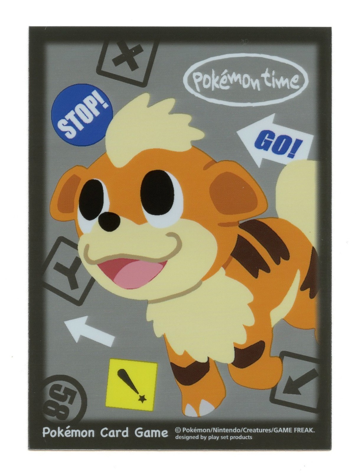 2012 Pokemon Time Campaign Growlithe Individual Card Sleeve Pokemon Japan Orig.