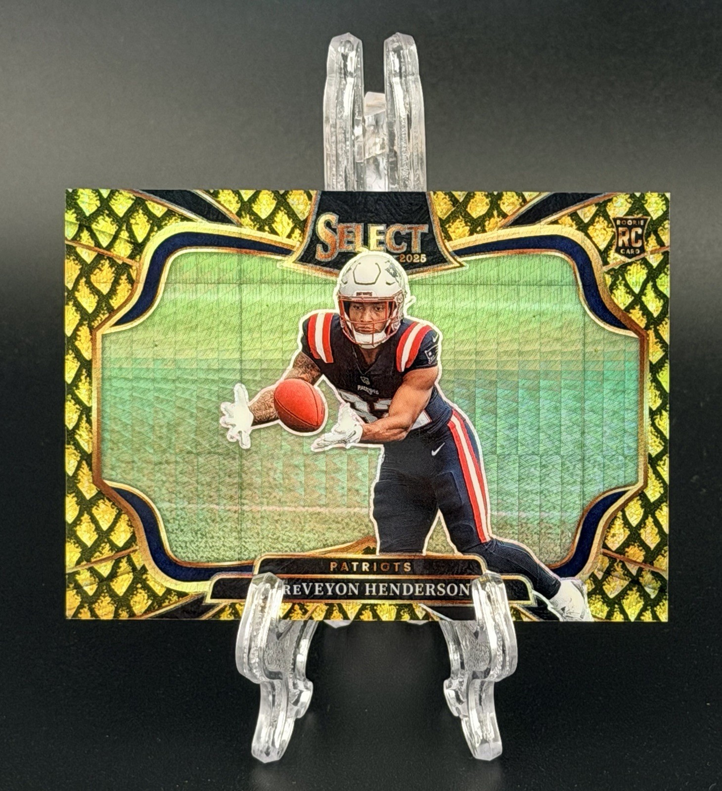2025 Select RC Treveyon Henderson Field Level Gold Dragon Scale SSP /10 Rookie