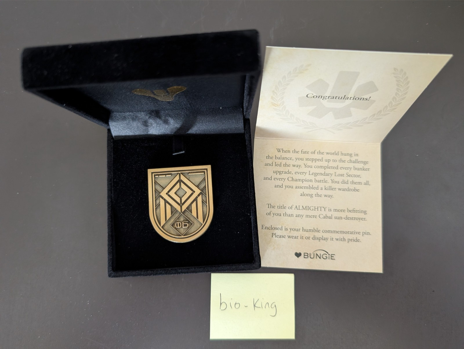 Destiny 2 Title Seal Pins - Bungie Rewards - Retired - You Choose