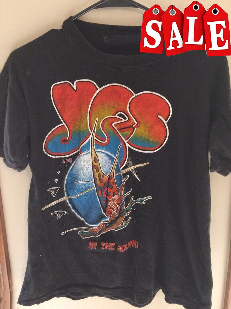 Yes Band Tour Tee Shirt In The Round Shirt