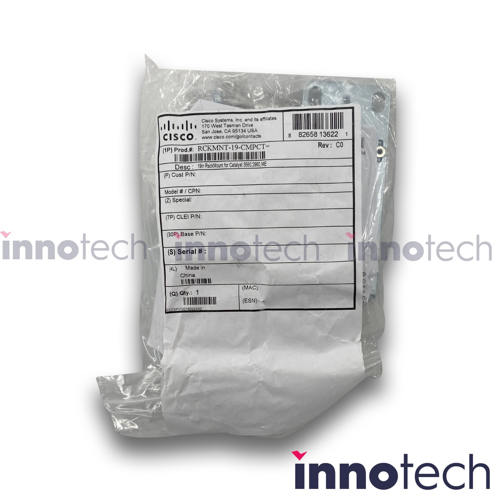Cisco RCKMNT-19-CMPCT 3560/2960 Compact Switch 19\ Cisco RCKMNT-19-CMPCT 3560/2960 Compact Switch 19\