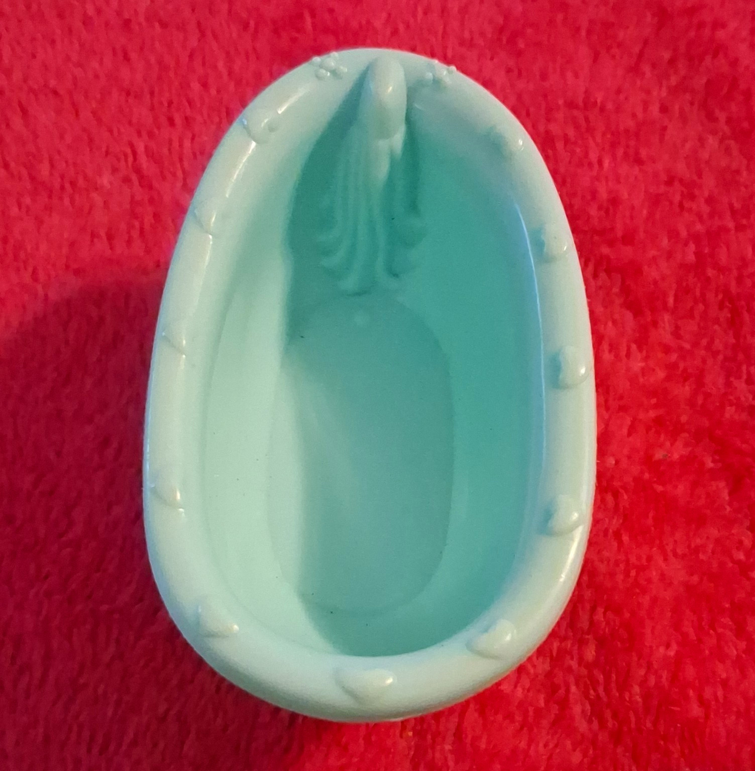 Vintage Little Kitty Sudsy Angoras Li\'l Litters Teal Blue Bathtub 