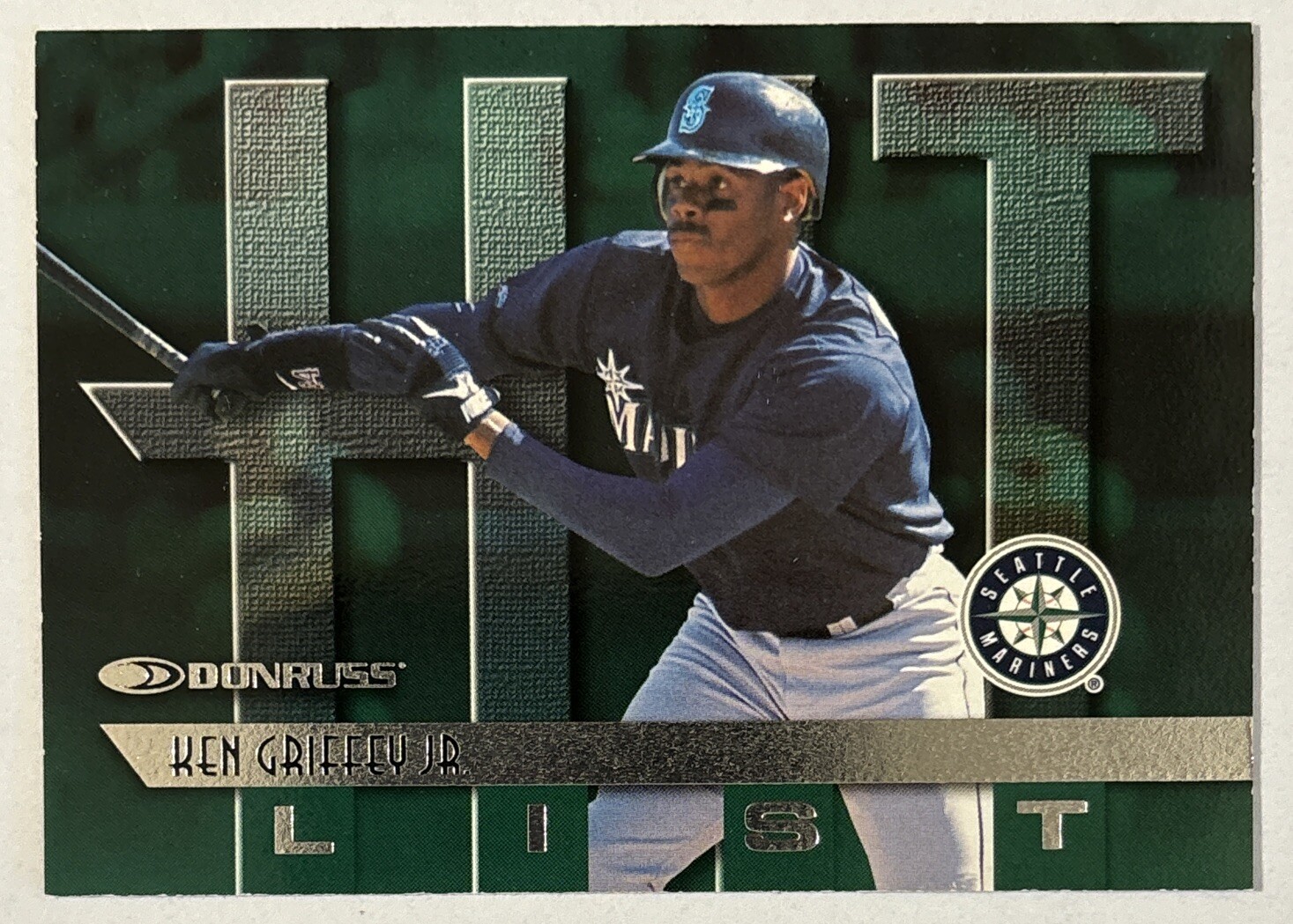 Ken Griffey Jr 1997 Donruss Hit List #399 - Seattle Mariners