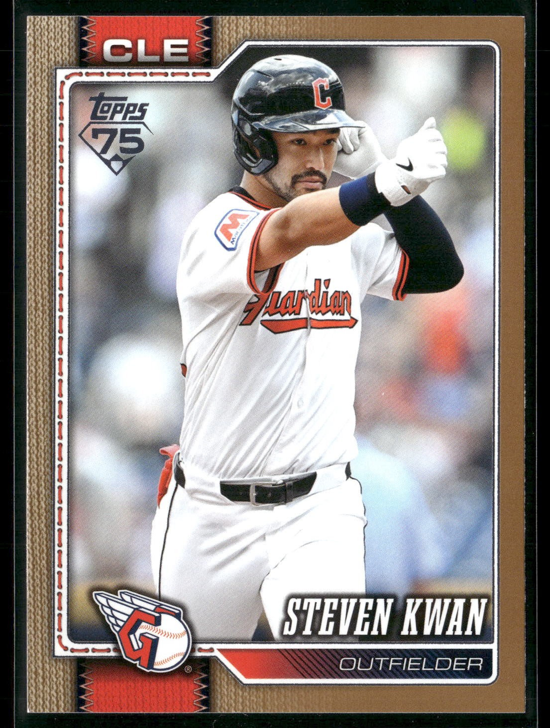 2026 Topps #675 Steven Kwan Gold #/2026 2026 Topps #675 Steven Kwan Gold #/2026