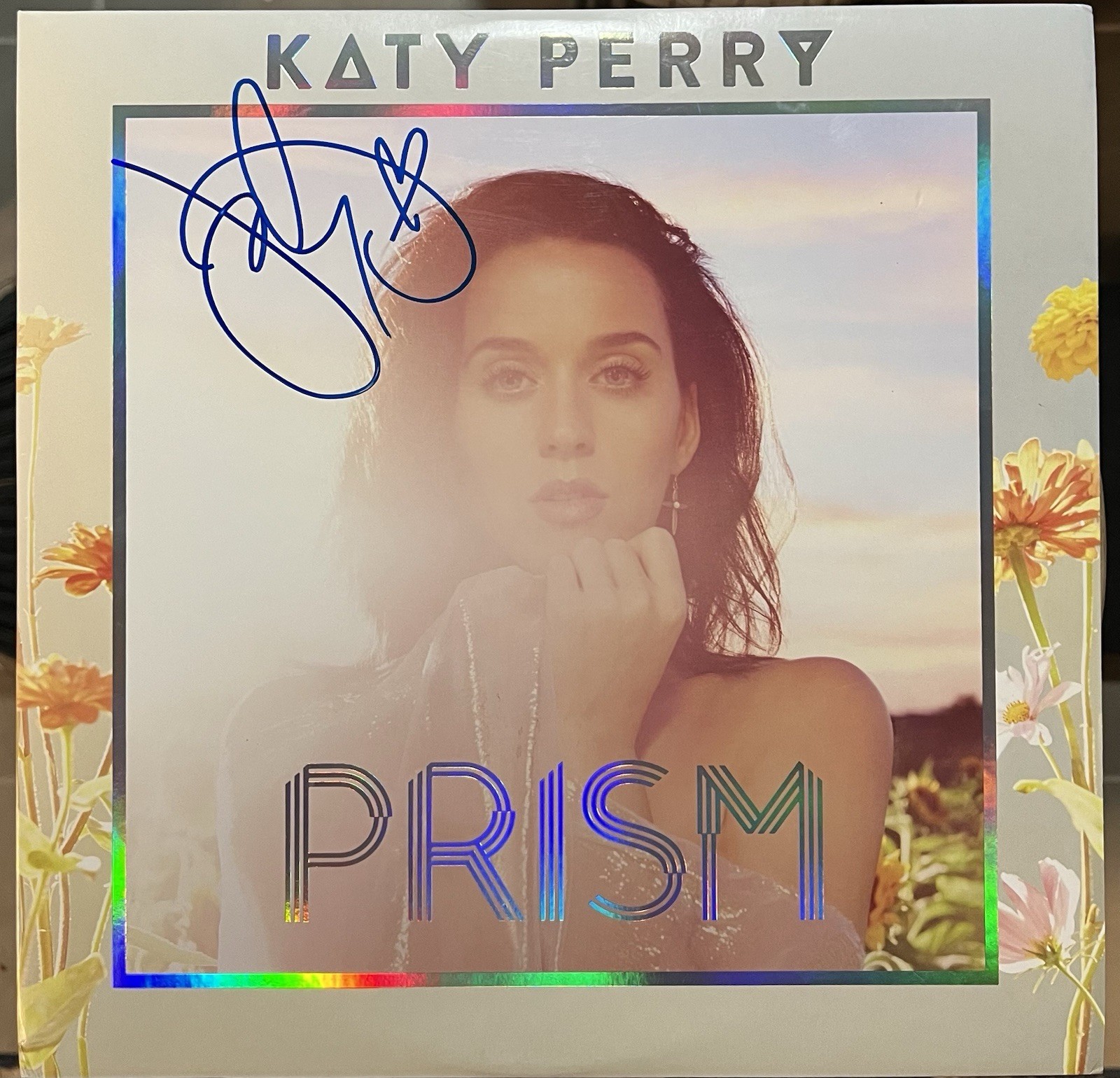 Signed Katy Perry Prism Vinyl Record. First Pressing 2013 Album LP Autographed