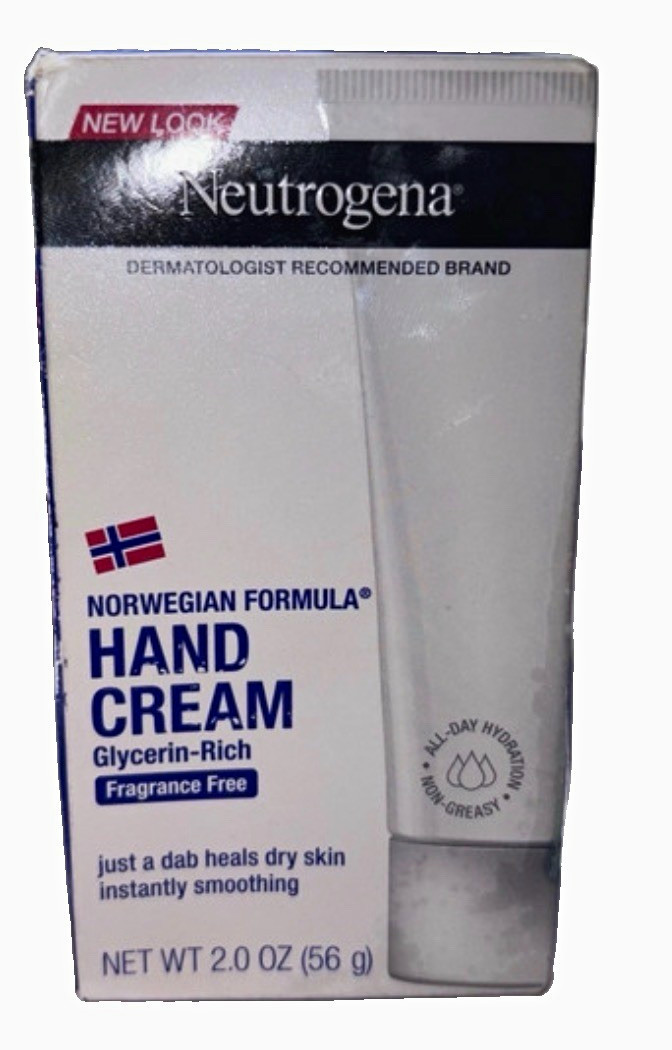 Neutrogena Norwegian Formula Hand Cream Fragrance Free Glycerin-Rich 2 oz