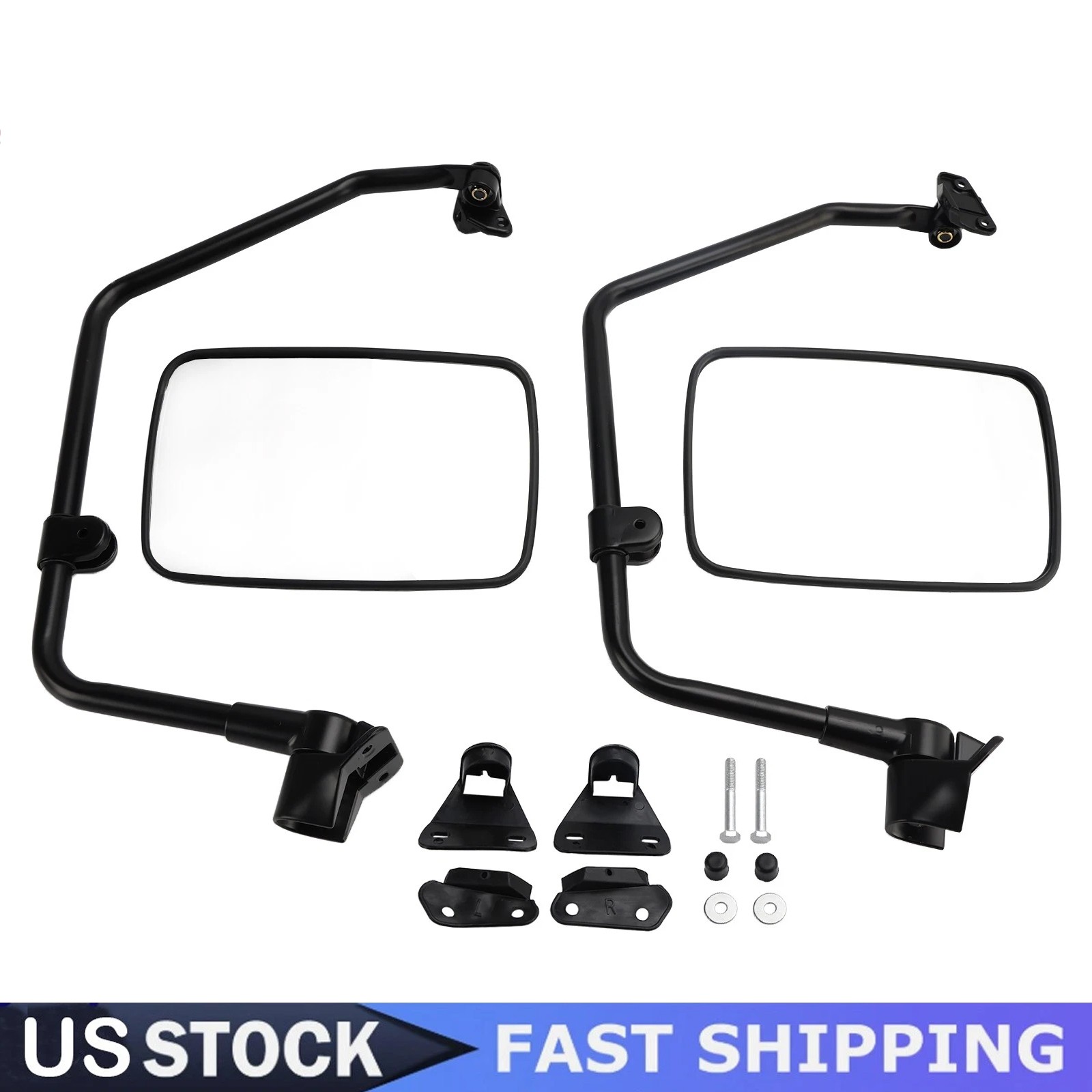 Pair Side View Truck Mirror Set Left &Right for Volkswagen Vanagon 1980-1991