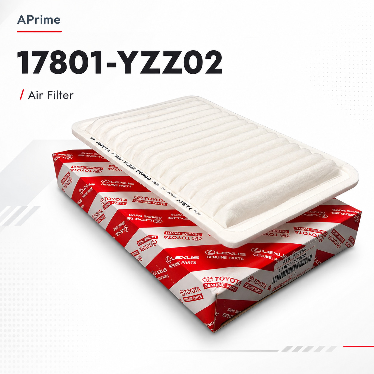 17801-YZZ02 Air Filter Fit TOYOTA CAMRY 2007-2017 & Fit TOYOTA VENZA 2009-2015